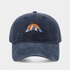 Llegada Nueva Americana Patrón Pico del Amanecer Bordado Gorra de Béisbol Moda Femenina Gorra Vintage Gorra de Papá para Pareja