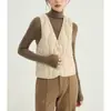 Capa interior de chaqueta de plumas para mujer, chaleco ligero y cálido para usar en capas, chaleco ajustado de cuello en V para usar por dentro