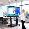 Placa Inteligente 4K 86 polegadas Tablet Interativo Tela Sensível ao Toque de 20 Pontos All-In-One Lousa Branca para Reuniões, Salas de Aula e Educação