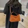 Bolso vintage esmerilado para mujer, bolso bandolera popular de invierno 2024, bolso de hombro tipo tote.