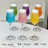 Vaso de cóctel estilo Ins vaso para degustación de aromas vaso de cristal copa de champán vaso alto para bebidas frías vaso tipo tulipa vaso creativo para degustación de vinos