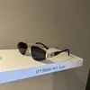 Gafas de Sol Vintage de Alta Gama para Mujer con Doble Puente, Versátiles de Moda Color Té con Protección UV Tendencia