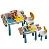 Mesa de Blocos de Construção Infantil Mesa de Jogo Multifuncional Mesa de Brinquedo de Montagem de Partículas Grandes e Pequenas Mesa Educacional de Aprendizagem Atacado Transfronteiriço
