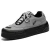 Zapatillas de moda, diseño de nicho, bloques de color, suela gruesa para otoño e invierno, adecuadas para el uso diario de los jóvenes, para ir al trabajo y salidas casuales