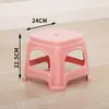 Banqueta de Plástico para Uso Doméstico na Sala de Estar, Espessada para Adultos, Banqueta Econômica para Mesa de Jantar, Cadeira de Borracha, Fabricante Banqueta Alta, Design Simples e Criativo