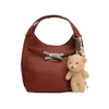 2026 Bolso Elegante Nuevo Bolso Cruzado de Moda para Mujer Bolso Tote Pequeño de Color Sólido Bolso Cubo a la Moda
