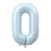 Globos de Foil Número Rosa Bebé de 32 pulgadas Tamaño Mediano Versión Americana Globos Azul Bebé Decoración de Escena para Fiesta de Primer Cumpleaños de Bebé