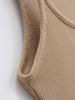 Hot girl sexy invisível alça de ombro camisole mulheres desgaste exterior verão novo slim mangas interior base top