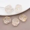 10 Colores 14x12 mm Perlas de Vidrio con Agujero Recto Camelia Rosa DIY Pulsera Hecha a Mano Collar Accesorios de Joyería Materiales