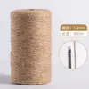 Corda de cânhamo artesanal material DIY arranhador para gatos linha de corda grossa de cânhamo decoração de tubo de água corda fina corda de amarração resistente ao desgaste