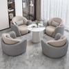 Sofá Individual Simple y de Lujo Ligero Mesa de Café Combinación Mesa y Silla de Negociación Mesa de Centro de Exhibición Recepción Hotel Salón de Belleza Cubierta