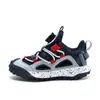 Zapatos de Senderismo para Exteriores para Niños, Tenis para Niños y Niñas, Zapatos para Niños Medianos y Grandes con Cordones estilo Rueda Giratoria, Transpirables y Antideslizantes