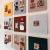 [Renovación de Pared Blanca] Pegatinas de Pared de Tablero de Fieltro para Pared de Exhibición de Fotos Polaroid - Tablero de Fondo Decorativo DIY para Sala de Estar y Dormitorio