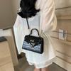 Bolso Texturizado Vintage 2026 Nuevo Bolso para Mujer Moda Tendencia Hombro Único Axila Bolso Kelly Bolso Cruzado Simple Elegante