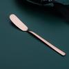 Cuchillo para mantequilla de acero inoxidable 304 Mango largo Mermelada Mantequilla Vajilla para comida occidental Cuchara para decorar pasteles Cuchillo de flor Venta al por mayor Postre
