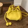 Bolso de Cubo de Cordón de Estilo Nuevo de Alta Gama Elegante Transfronterizo 2026 para Mujer, Bolso de Hombro Versátil a la Moda, Bolso Cruzado para Viajes