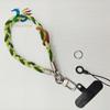 Cuerda de muñeca trenza de tres cabos cordón para teléfono móvil correa para colgar en el cuello correa para botella de agua cordón para vaso de agua cuerda para teléfono móvil cuerda de muñeca para cámara