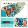 Tabla de Remo de Piña, Tabla de Surf Plegable, Tabla para Aguas Tranquilas, Equipo para Deportes Acuáticos al Aire Libre, Tabla de Surf para Surf de Mar de Comercio Exterior