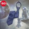 Venta al por mayor de fábrica corbata de negocios para hombre perezoso con cremallera ropa formal gratis negro azul azul marino rayado 48 boda