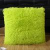 Stock Disponible Dropshipping Peluche Color Sólido León Marino Terciopelo Respaldo de Sofá Supermercado Extranjero Cojín Cuadrado Cojín de Cuero