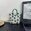 Nova Bolsa de Celular Tricotada Bolsa de Mão de Alta Qualidade Bolsa Transversal Feminina Ajustável Estilo Coreano Versátil Conveniente Bolsa de Grande Capacidade