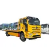Grúa Jiefang J6L de placa amarilla para dos vehículos, remolque plataforma de rescate en carretera, disponible para exportación, suministro directo del fabricante