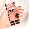 Pegatinas Europeas de Arte para Uñas de Halloween Impermeables Color Sólido Pegatinas de Arte para Uñas de Navidad No Requieren Horneado Pegatinas para Uñas Todo en Uno