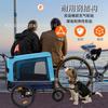 Fábrica de Qingdao Dropshipping Carrito Remolque para Perros Eléctrico Montable Trasero Multifuncional Remolque para Mascotas en Bicicleta Exterior