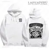 Hoodie Cross-Border Aliexpress 2025 Novo Modelo Grito de Medo Dupla Face Unissex Manga Longa Tamanho PP