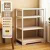 Estantería de almacenamiento de suelo, estantería de pared sencilla, estantería de almacenamiento de libros de varias capas, estantería lateral pequeña para escritorio, estantería de exhibición para oficina