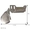 Pie Prensatelas Máquina de Coser Plana Todo Acero Juego de Pies Prensatelas Máquina de Coser Industrial Pie Prensatelas para Dobladillo Enrollado Industrial Combinación Venta al por Mayor