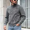 Otoño 2026 Transfronterizo Amazon Chaqueta Corta con Cuello Alto 3D para Hombre Top Casual Abrigo Trendy Estilo Coreano