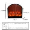 Insertar de chimenea personalizado, chimenea de estilo europeo, llama simulada electrónica, chimenea eléctrica de estilo americano, calentador empotrado decorativo para el hogar