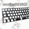 Wooting60V2 Almohadilla Amortiguadora de Sonido de Algodón tipo Sándwich Relleno para Teclado Mecánico Sándwich Wooting60He Sándwich