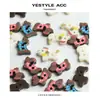 Botões de Resina Yisen em Formato de Cachorro Cartoon com Dois Olhos para Camisas, Suéteres, Roupas Infantis, Botões de Decoração para Roupas DIY Feito à Mão