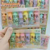 Resaltador de doble punta con forma de caramelo 6 Cajas de aspecto de alta calidad Oso fresa caricatura corazón de niña resaltador al por mayor