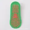 Calcetines de piso antideslizantes para trampolín de fábrica, calcetines de yoga, calcetines antideslizantes para niños de primavera y otoño, una generación de cabello