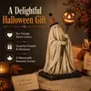 Novo produto transfronteiriço: Estatueta de Fantasma Vintage Iluminada, cajado de abóbora brilhante, ornamento de fantasma retrô