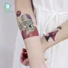 Novos adesivos de tatuagem à prova d'água personalidade engraçada desenho animado anime Halloween adesivos de tatuagem tatuagem temporária atacado