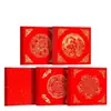 Wannianhong Carácter Blanco Fu Cuadrado Espesor Grueso Patrón Pintado en Oro Papel Fu Pegatina Fu para Puerta Festival de Primavera Múltiples Especificaciones En Stock Distribución