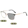 Gafas fotocromáticas de prescripción transfronterizas 0-600 grados, gafas de miopía de alta definición con tratamiento anti luz azul, graduadas