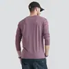 Camiseta Básica de Cuello Redondo Otoño 2024 Moda Talla Grande Elástica Agradable a la Piel Top Interior Camiseta de Manga Larga Fina para Hombre