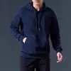Atacado exclusivo de fabricante transfronteiriço moletom com capuz casual versátil cor sólida para casal ins masculino folgado manga longa pullover