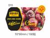Etiquetas autoadhesivas desechables para frutas, fresas, cerezas, naranjas, sellado, impresión a color, etiquetas de marca registrada al por mayor