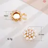Moda y Creatividad Puños de Ropa DIY, Accesorios con un Toque de Lujo, Botones de Camisa Florales Grabados con Láser, Botones de Cuello y Joyería