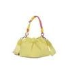 Bolso de mujer transfronterizo 2026 nuevo verano nylon bordado letra cubo bolsa cuerda de algodón dopamina bolso de mano bolso cruzado