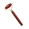 Bastão Massageador Facial de Sândalo Roxo Roller Massajador Massajador Facial Esférico Ferramenta de Lifting Massagem Facial Firmadora