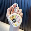 Llavero Reproductor de CD Musical Redondo para Animales Pequeños Juguete Sonoro Divertido para Estudiantes Colgante de Bolsa Regalo Pequeño Venta al por Mayor