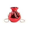 2026 Nuevo Bolso de Mano de Noche Transfronterizo, Bolso Pequeño Dorado que Trae Fortuna, Bolso de Mano de Acrílico, Billetera Brillante para Dinero, Bolso de Hombro de Gama Alta