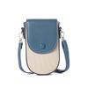 Bolso Bandolera Cuadrado Pequeño con Correa Delgada Nicho de Alta Gama Riñonera Lona Moda Femenina Mini Bolso para Teléfono Móvil para Mujer Simple y a la Moda